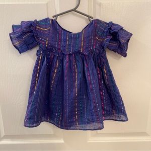 Pippa & Julie Foil Dress 6/9 Months